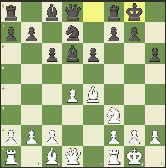 Formasi catur yang kuat oleh Anatoly Karpov (Hitam) melawan Garry Kasparov (Putih)