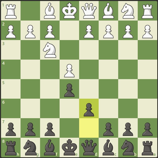 Pembukaan catur King's Knight Variation  dan Pertahanan Philidor (Philidor Defense)
